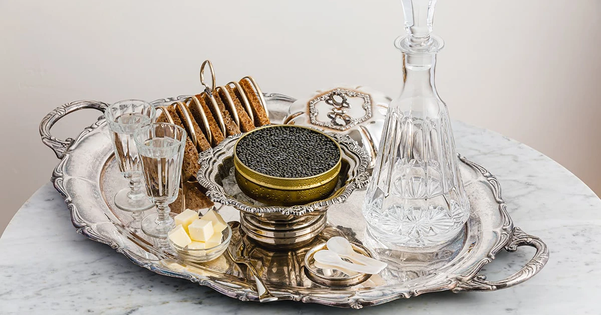 Serving Caviar at a Dinner Party